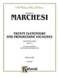 Twenty Elementary and Progressive Vocalises Op. 15 Vocal Solo & Collections sheet music cover